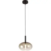 Masterlight Lampe pendante Ø 24cm Lido Onion avec du verre doré qui s’estompe.