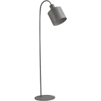 Masterlight Lampe de lecture au sol Concepto 186 gris