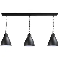 Masterlight Lampe de salle à manger Industria 3x27 Rétro