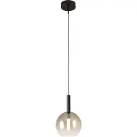 Masterlight Lampe pendante Ø 17cm Lido Ball avec du verre doré qui s’estompe.