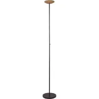 Masterlight Lampadaire de conception Scala noir avec or Ø 20cm