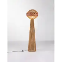 Lyora Lampadaire Mapi Ø 42cm rouge avec marron