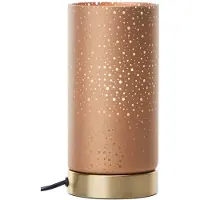 Brilliant Lampe de table Scarlett or avec cuivre bronze