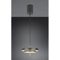 TRIO Suspension design Keaton noir avec or Ø 40cm