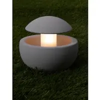 Lyora Lampe de jardin design Minor gris béton