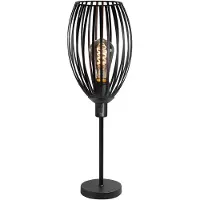 Highlight Lampe de table Gabbia noir Ø 15cm