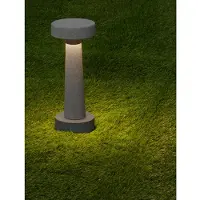 Lyora Lampe de jardin Cram gris béton 30cm