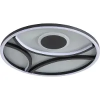 Searchlight Plafonnier Zendisc noir
