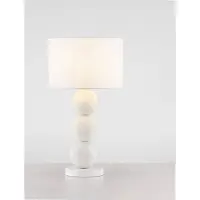 Lyora Lampe de table blanche Chamois concevoir
