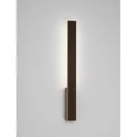 Nova Luce Applique murale élégante Isos Brun rouille 61cm