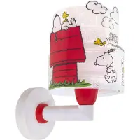 DALBER Applique murale Snoopy blanc avec rouge