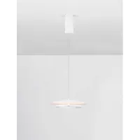 Nova Luce Suspension design Olos blanc Ø 35cm