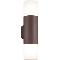 TRIO -Leuchten Applique murale HOOSIC LH 8.50x33 cm brun Applique murale