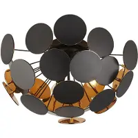 Searchlight Plafonnier design Discus Ø 52cm