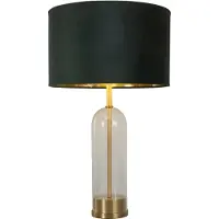 Searchlight Lampe de table Oxford avec capuche verte