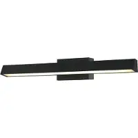 Artdelight Lampe miroir noire Rivera concevoir