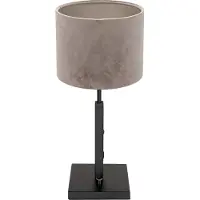 Steinhauer Lampe de table en velours Stanger