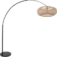 Steinhauer Lampe à arc en rotin Sparkled