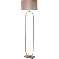 Searchlight Lampadaire Modish bronze avec teinte rose
