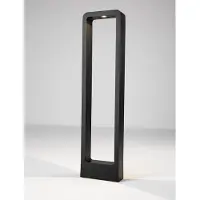Lyora Lampe de jardin design Minimal noir 65cm