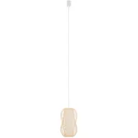 Lyora Suspension PUKET S bois naturel-blanc 1xE27x25W bambou dim. : 160x21x21 cm IP20 Lighting