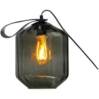 Masterlight Lampe de table Porto Transportez-le avec le verre vert Jagger