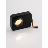 Lyora Lampe de table rechargeable Kedros noir