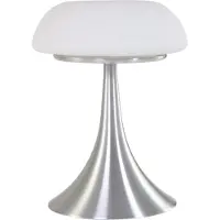 Steinhauer Lampe de table Ancilla 30cm gris métallisé