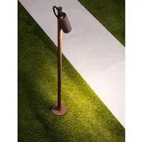 Lyora Lampe de jardin Darma Cheville brun rouille