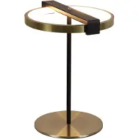 Searchlight Lampe de table Aerial Noir et or