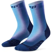 Cep Core Run EDT. GRADIENT Socks Mid Cut 5.0, chaussettes de course, homme, bleu