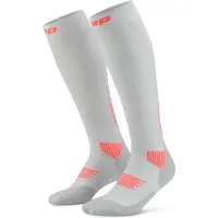 Cep Core Run Socks Tall 5.0, chaussettes de course, femme, gris