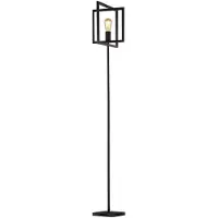 Searchlight Lampe sur pied noire Plaza