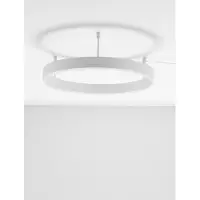 Lyora Plafonnier Motif blanc Ø 60cm