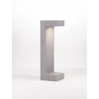 Lyora Lampe de jardin design Aran gris béton