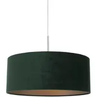 Steinhauer Lampe suspendue Sparkled Velours vert