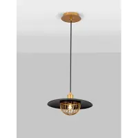 Lyora Suspension Fox noir avec or