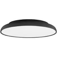 Lyora Plafonnier Linus noir Ø 45cm