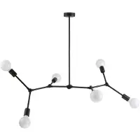 Lyora Lampe suspendue noire Twig