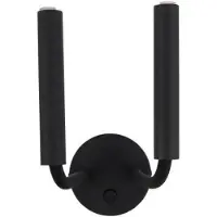 Lyora Applique noire Stalactite 2 lumières