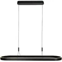 Steinhauer Suspension moderne Mykty Ovale noir