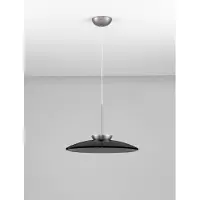 Nova Luce Suspension Esti verre marron Ø 50cm