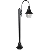 Franssen Lampe de jardin classique Calice Noir