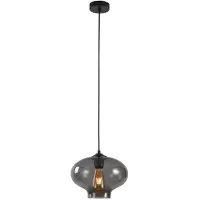 Artdelight Lampe suspendue Toronto verre de fumée