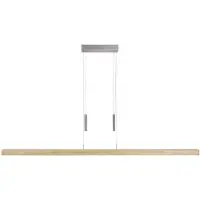 HerzBlut Lampe suspendue Leonora 160 cm - chêne nature