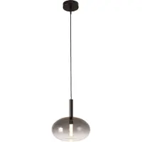 Masterlight Lampe pendante Ø 24cm Lido Onion avec du verre qui s’estompe à la fumée