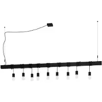Stars of Light Lampe suspendue noire Townshend-B 9 lumières