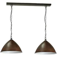 Masterlight Lampe de salle à manger Industria 2x52