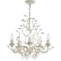Searchlight Lustre classique Almandite 5 lumières Ø 50cm