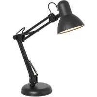 Steinhauer Lampe de bureau rétro Study noir mat